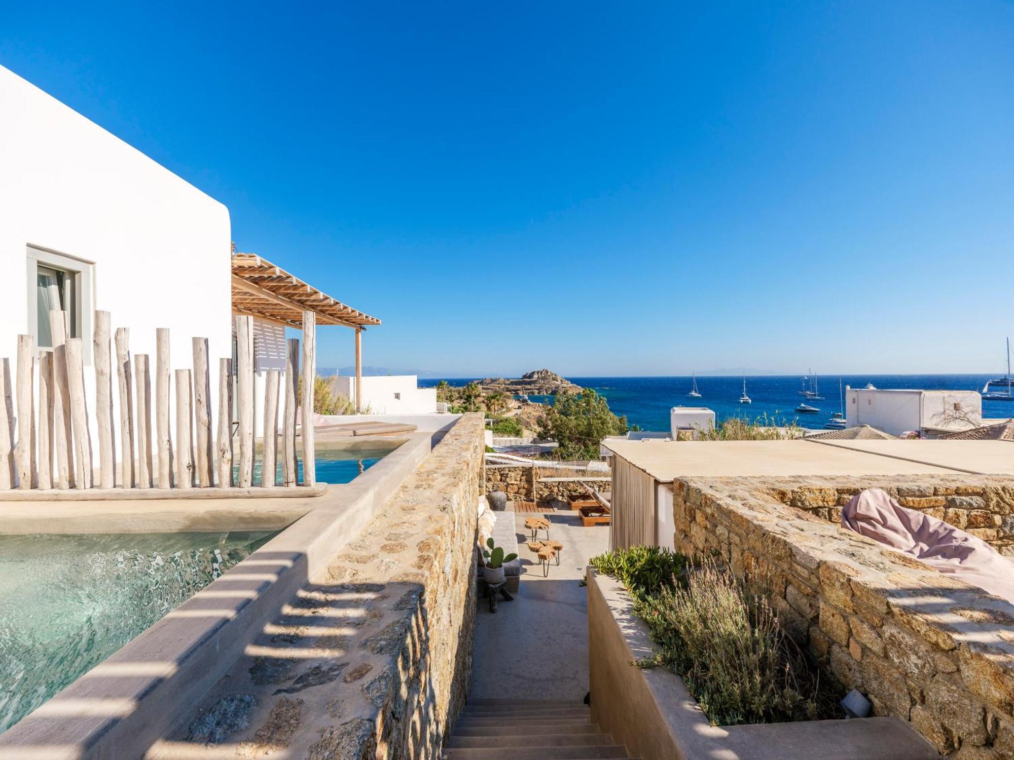 Trinity Mykonos - Villa&Beachfront Boutique Hotel Platis Yialos Extérieur photo