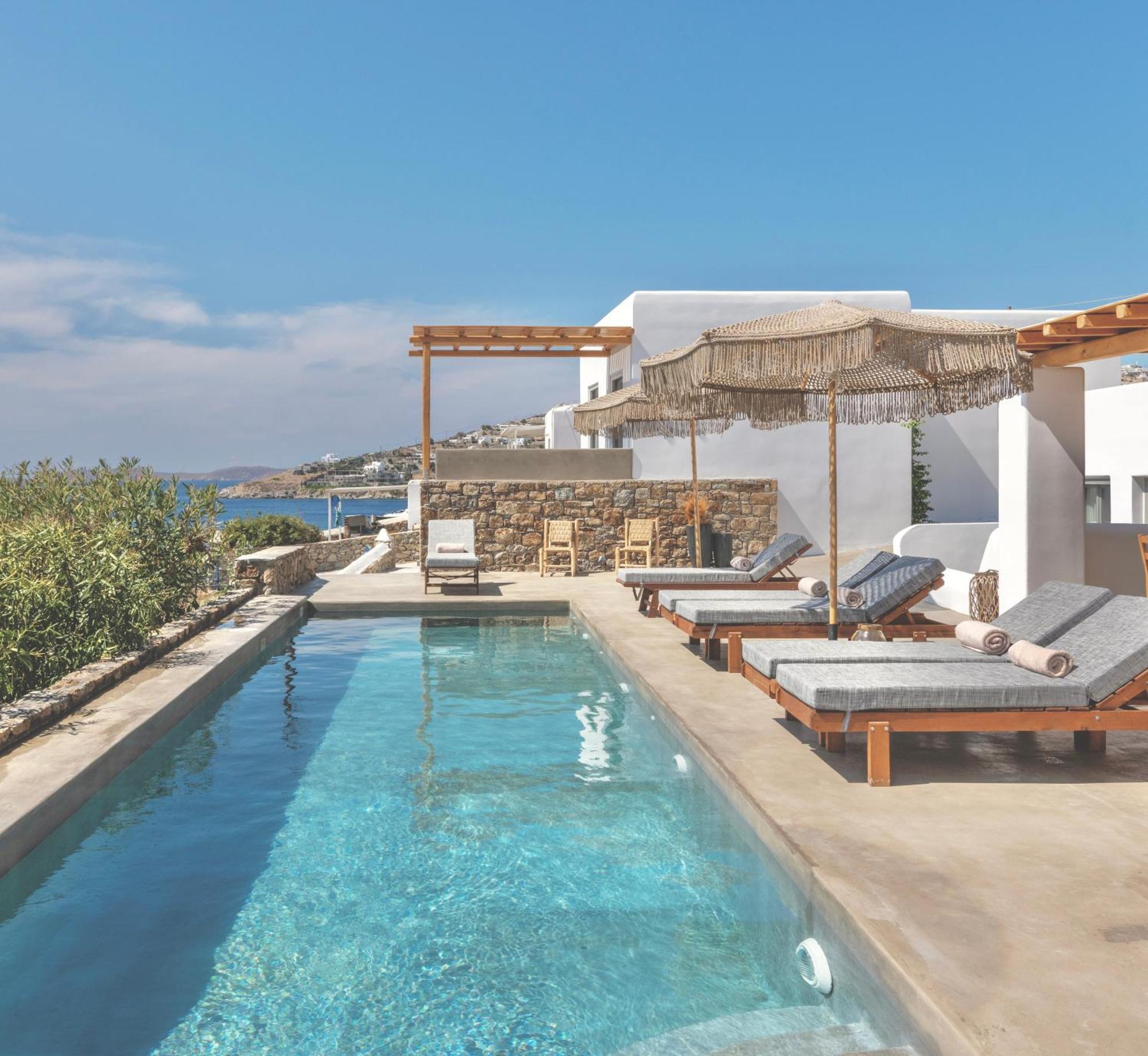 Trinity Mykonos - Villa&Beachfront Boutique Hotel Platis Yialos Extérieur photo